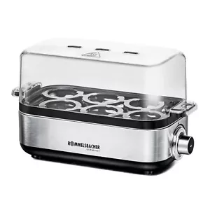 Rommelsbacher ER 600 Eierkocher Egg Cooker Edelstahl 6 Eier Messbecher Signalton - Bild 1 von 3
