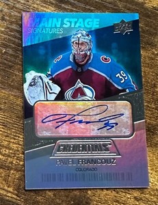 2021-22 Upper Deck Credentials Main Stage Auto #BTSPF Pavel Francouz #X7110