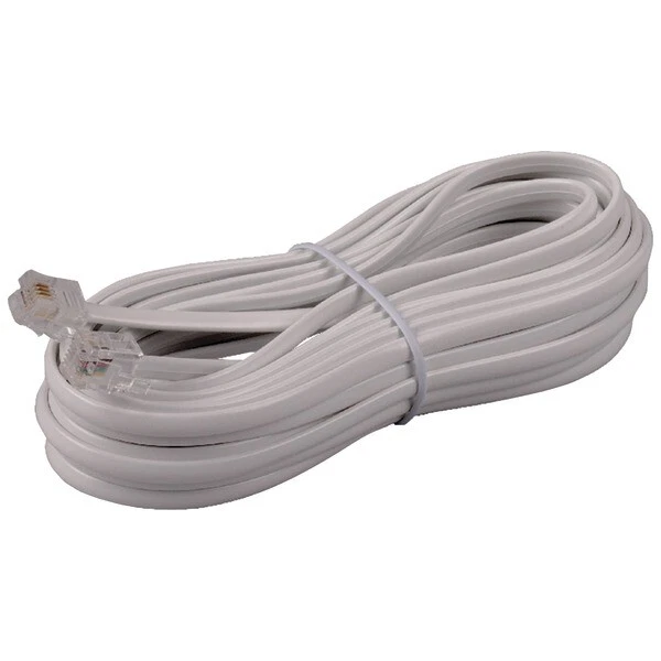 RCA TP243WHR White Phone Line Cord (25ft) - Image 1 of 1
