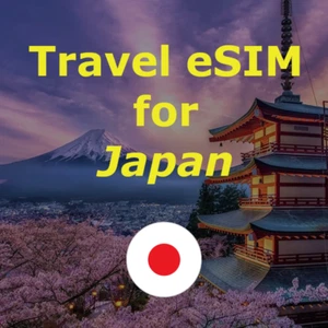 Japan Travel eSIM SIM Card | 7-30 Days | 1-5GB (S) | Easy QR Code Activation - Picture 1 of 4