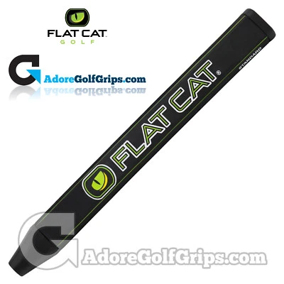FLAT CAT GOLF FLAT CAT® TAK STANDARD - 12 Inch Midsize Puttergriff - Schwarz + GRATIS Tape
