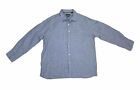 Orvis Men?S Classic Fit Heathered Light Blue Long Sleeve Button Shirt Sz Xl