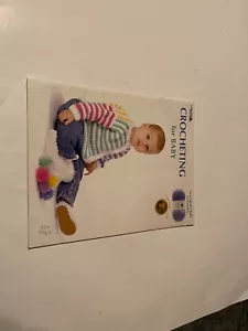 Leisure Arts Crocheting for Baby Crochet Patterns Book Blanket Bonnet Booties + - Picture 1 of 1