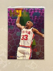 1995-96 NBA Hoops Grant Hill Slam! #S5 Detroit Pistons - Picture 1 of 2