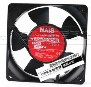 NAIS 12025 12CM ASEN102549 200V 14/11W Cabinet AC Fan - Picture 1 of 1