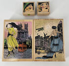 Lot of 4 1930s 1940’s Era Fashion Rubber Stamps by Hampton Art Stamps Meyer