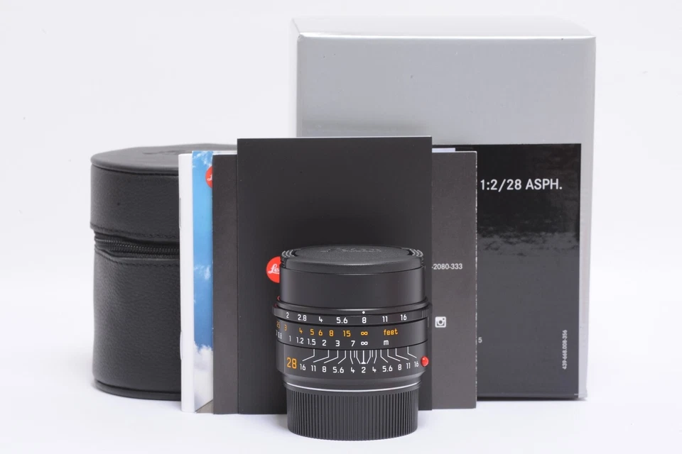 [NUEVO] Leica Summicron-M 28 mm F/2 ASPH. Lente III negra versión 2023 11618 Foto 1 de 1
