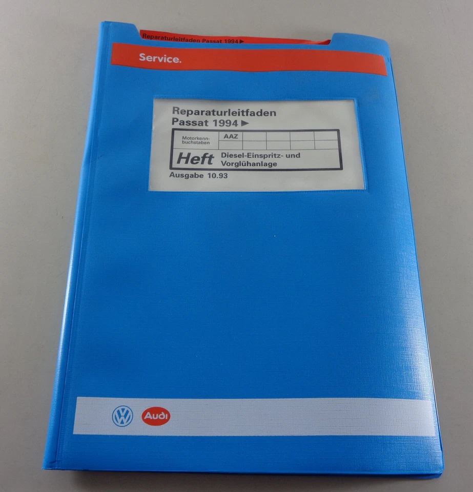 Manual de Taller VW Passat B4 Diesel Inyección Vorglühanlage Aaz 10/1993 - Imagen 1 de 1