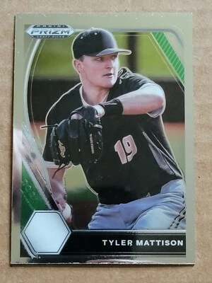 Tyler Mattison 2021 Panini Prizm Draft Picks Baseball Card PDP104 - Image 1 of 4