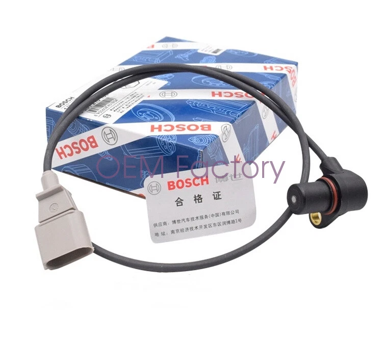078906433A Bosch Crankshaft Position Sensor for AUDI A6 A8 TT VW Passat BEETLE Foto 1 de 4