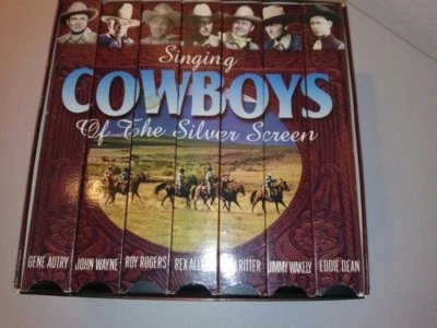 Singing Cowboys of the Silver Screen Color -  7 VHS SET #31443 1996 made in USA - Image 1 of 4
