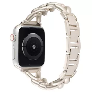Slim Fashion Metal Bracelet Watch Band For iWatch SE Series 10 9 8 7 6 5 4 Ultra - Picture 1 of 32