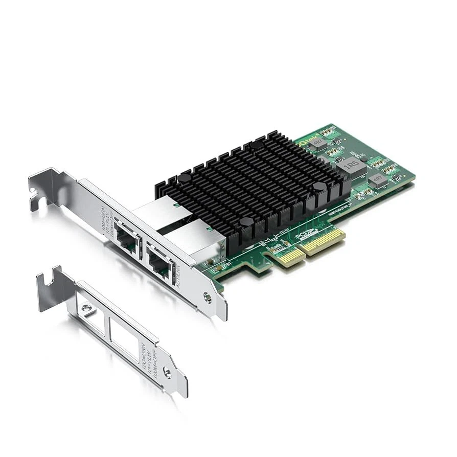 Lenovo X550-T2 Intel 2-port 10Gb Ethernet Converged PCIe Network Adapter 00MM862 - Image 1 of 1