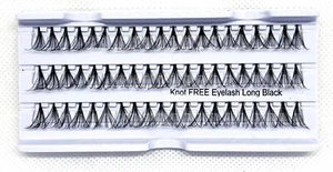 Knot Free Individual Eyelashes Cluster DIY Lashes Volume Super Thick Flares Fans - Picture 1 of 12