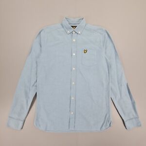 Lyle & Scott Mens Oxford Shirt Blue XS Long Sleeves Cotton Button Down