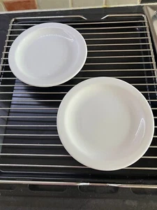 2 x Churchill Uni weiß robust 7" Beilagen Teller Geschirr - Bild 1 von 3