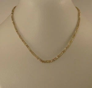 High-Quality Faceted Diamond Necklace in Beautiful Light Pink Color - Picture 1 of 1
