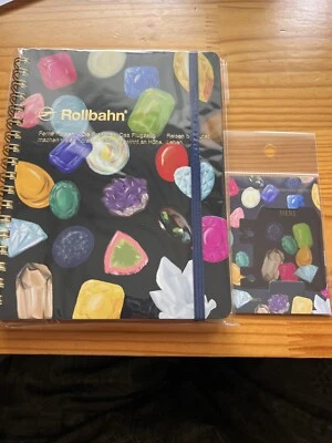 Delfonics Rollbahn  spiral notebooks  "L'Alise" L 5-1/2 in x 7 in. And Book Mark - Image 1 of 4