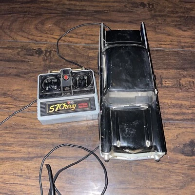 1957 Chevy Black Remote Control RC Untested 1986 - Image 1 of 4