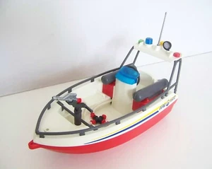 PLAYMOBIL (G513) POMPIERS - Bateau Vedette d'Intervention 4823 Complète - Imagen 1 de 3