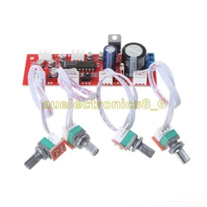 DC 12-24V LM1036 HIFI Preamp Tone Board Bass Treble Volume Control Pre-amplifier - Picture 1 of 4