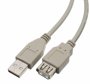 USB 10' A-Male to A-Female Extension Cable - Picture 1 of 4