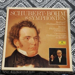 Schubert Completo 8 Sinfonías Bohm BPO 5 LP Set DGG 2740 127 ENVÍO GRATUITO EE. UU. PUEDE - Imagen 1 de 4