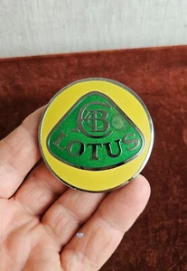 VINTAGE EMAILLE AUTO AUTO KÜHLER EMBLEM / BADGE # LOTUS CARS HETHEL - Bild 1 von 5