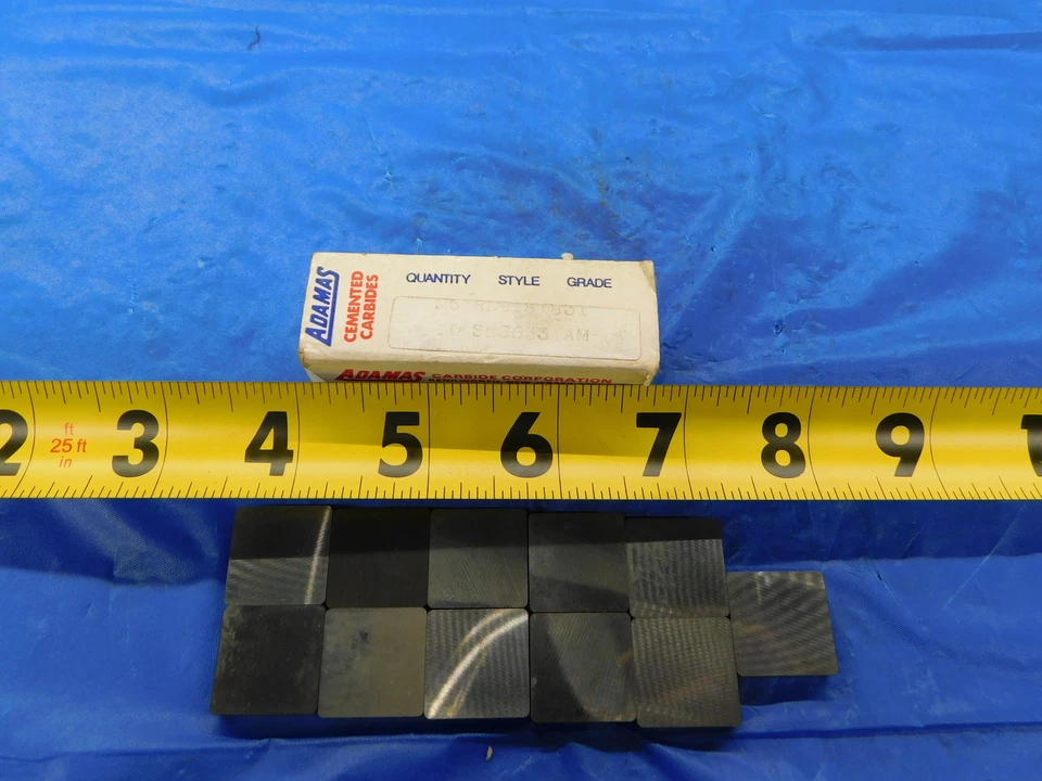 11 ШТ. НОВЫЕ ТВЕРДОСПЛАВНЫЕ ПОВОРОТНЫЕ ВСТАВКИ ADAMS SNG 633 AM SNG633 ИНДЕКСИРУЕМЫЕ - Изображение 1 из 2