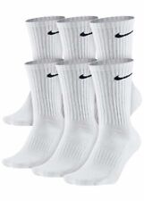 Nike Crew Socks White 3 size 8-12 Towel bottom Made In USA