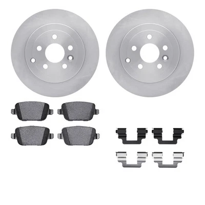 For Land Rover LR2 08-12 R1 Concepts WFUH1-11113 Rear Brake Kit w Optimum Pads Foto 1 de 3