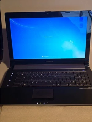 Laptop ASUS 17" i7 2630QM X7BSV mit Laufwerk ! Top Zustand! original + gebraucht - Bild 1 von 4