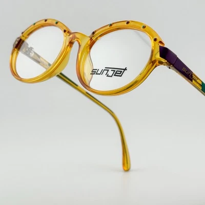 Vintage Sunjet By Carrera 5285 Colorful Glasses Eyewear Eyeglasses 49mm Frame - Image 1 of 4