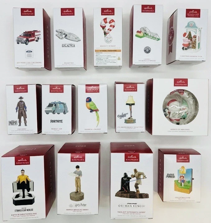 Choose from 20+ Hallmark Keepsake 2024 Christmas Ornaments - New - Free Shipping - Image 1 of 1