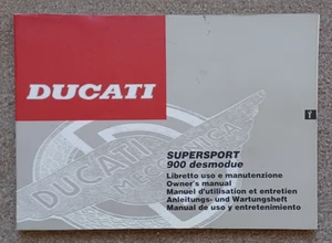 Ducati 900 SS Supersport Desmodue 1995 Betriebsanleitung Handbuch - Bild 1 von 4
