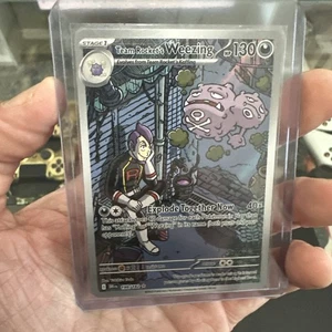 Pokemon Team Rocket's Weezing 199/182 Sv10: Destined Rivals Holo - Bild 1 von 2