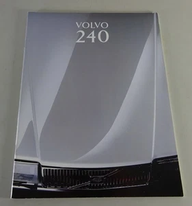 Prospekt / Broschüre Volvo 240 Stand 02/1993 - Bild 1 von 3