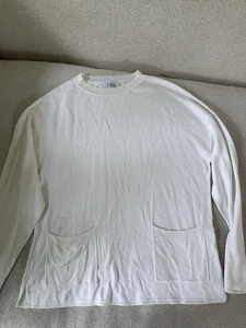 Zara Girls Lightweight Knit Front Pocket Oversized Sweater Top Size 11-12 Years - Bild 1 von 6