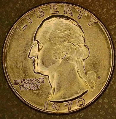 💥 BRILLIANTLY UNCIRCULATED 1970-D WASHINGTON QUARTER DDO, DDR & RPM VARIETY  - Image 1 of 4