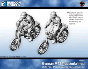 Rubicon Models M42 Truppenfahrrad 1/56 28mm Tank soldiers axis GER - Picture 1 of 1
