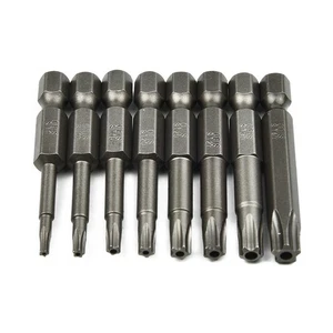 Practical Bit Screwdriver T8/T10/T15/T20/T25/T27/T30/T40 8 Pcs For Air Drills - Picture 1 of 12