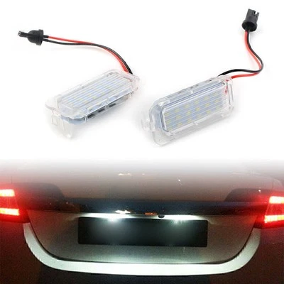 2x SMD 18 LED License Plate Light For Ford Fiesta Focus C-Max Kuga Mondeo XF cl - Image 1 of 4