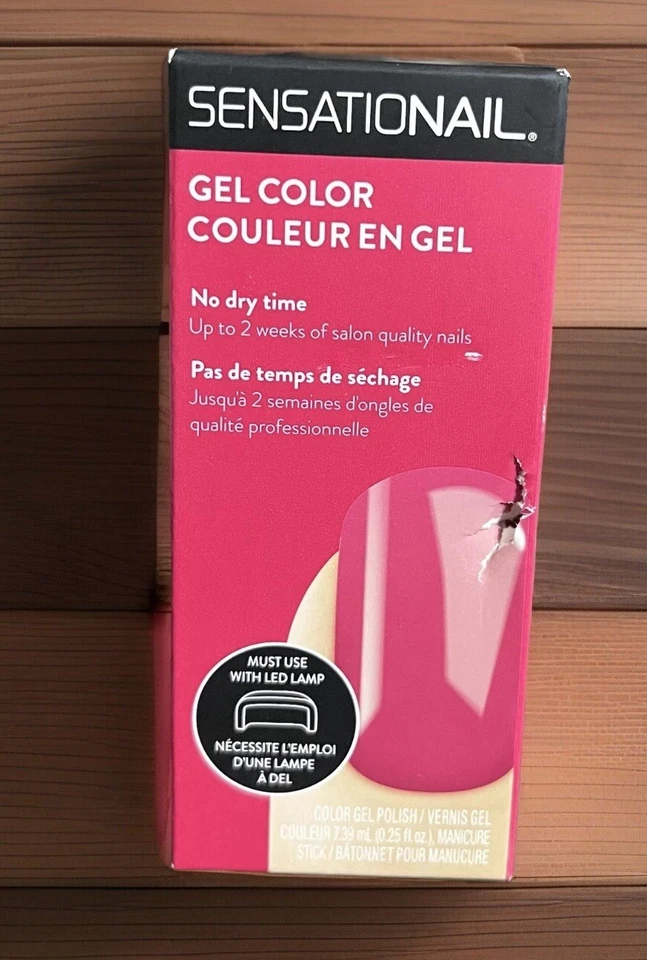 Esmalte de uñas SensatioNAIL Gel Color Rojo en “Back to the Fuchsia” 72588 Foto 1 de 4