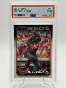 2024 Topps Serie 1 - Elly De La Cruz (RC) #141 PSA 9 Cincinnati Reds - Imagen 1 de 2