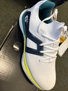 NEW FJ FootJoy Hyperflex Golf Shoe - Single Shoe, Right Foot, White/Blue 51075 - Picture 1 of 4