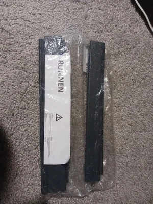 IKEA RUNNEN Tira de Bordes Exterior Suelo Terraza Gris Oscuro Plástico Paquete de 3  Foto 1 de 3