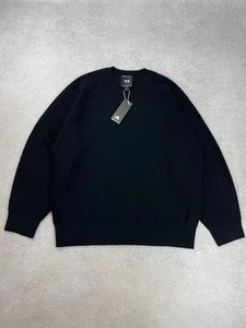 Adidas Y-3 Yohji Yamamoto Logo Knit Crew Sweatshirt Size L - Picture 1 of 14