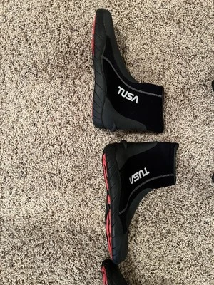 Botas de buceo de neopreno Imprex Tusa de 5 mm de segunda mano, talla: 6-- Foto 1 de 2