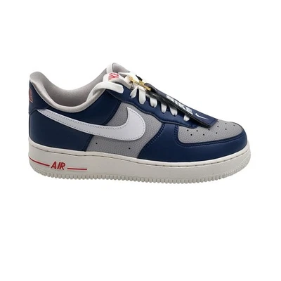 Nike Air Force 1 Low Retro Basketball Shoes Sneakers Navy Grey White Size 8.5 - Image 1 of 4
