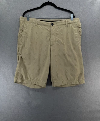 Pantalones Cortos Tommy Bahama Para Hombre Talla 34 (37x11) Caqui Golf Sobre El Verde Texturizado Tostado Foto 1 de 4